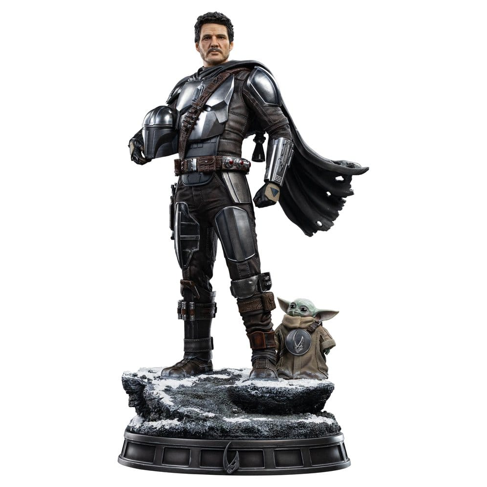 Iron Studios StarWars: The Mandalorian & Grogu - The Mandalorian und Grogu Legacy Replica 1/4 - Statue