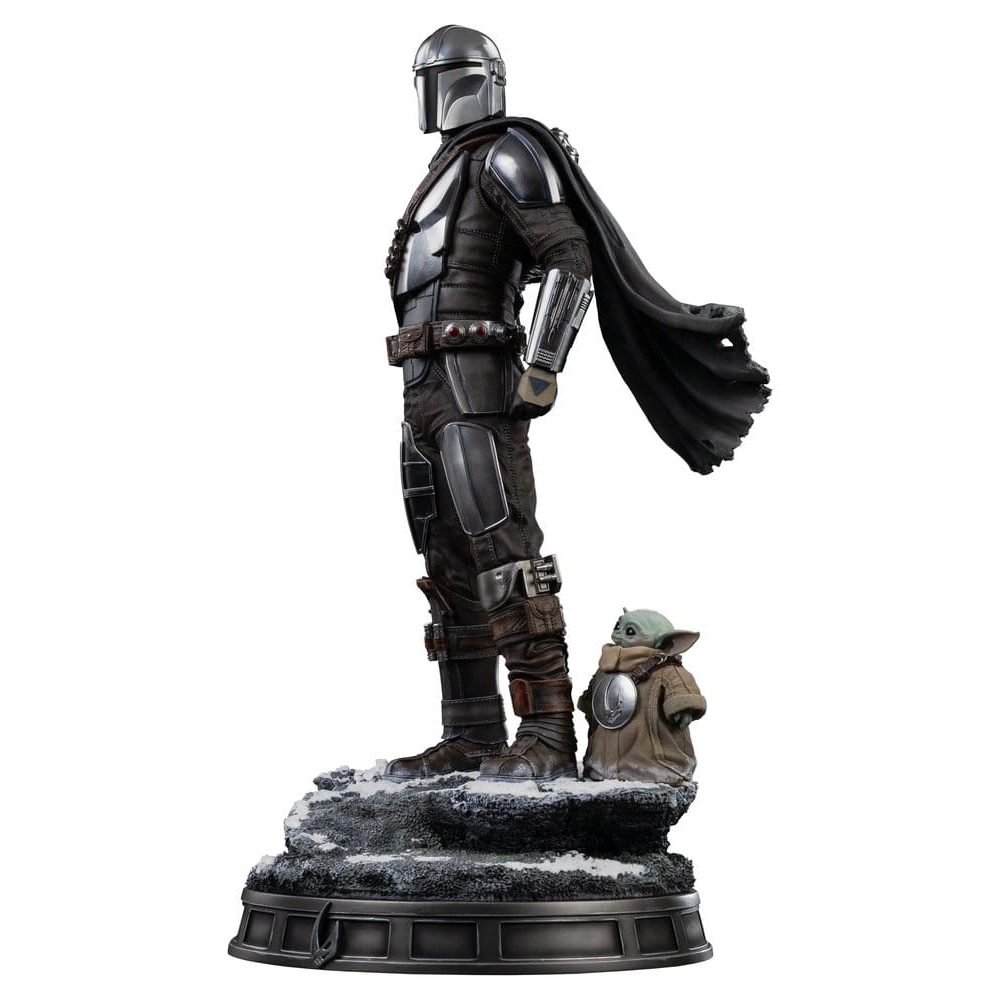 Iron Studios StarWars: The Mandalorian & Grogu - The Mandalorian und Grogu Legacy Replica 1/4 - Statue