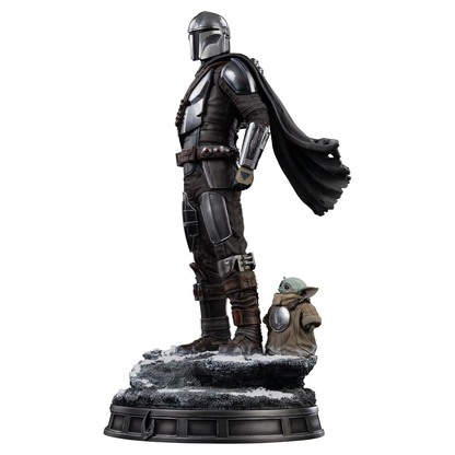 Iron Studios StarWars: The Mandalorian & Grogu - The Mandalorian und Grogu Legacy Replica 1/4 - Statue