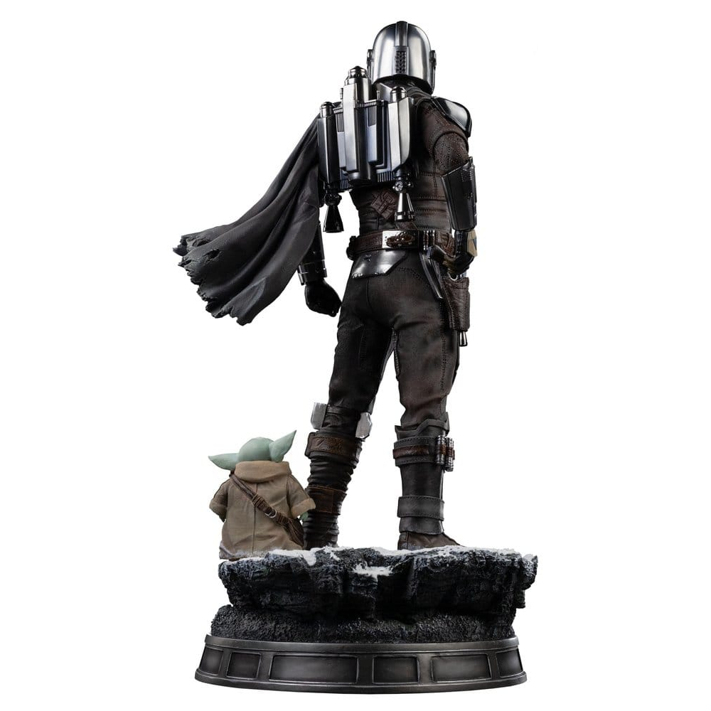 Iron Studios StarWars: The Mandalorian & Grogu - The Mandalorian und Grogu Legacy Replica 1/4 - Statue