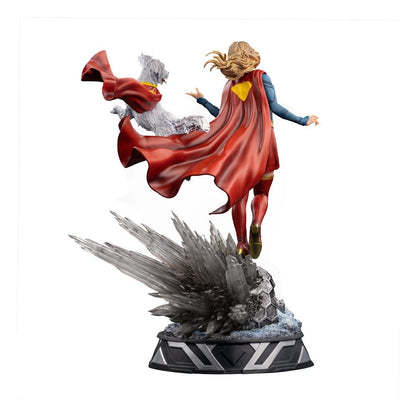 Iron Studios Supergirl - Supergirl & Krypto Art Scale 1/10 - Statue