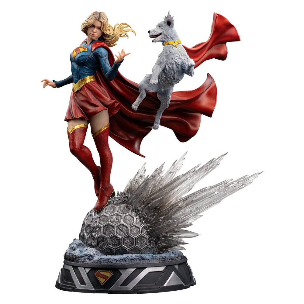 Iron Studios Supergirl - Supergirl & Krypto Art Scale 1/10 - Statue