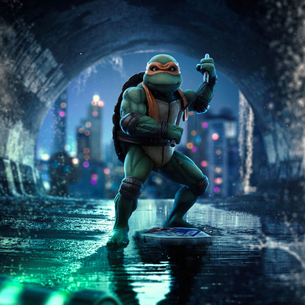 Iron Studios Teenage Mutant Ninja Turtles - Michelangelo Art Scale 1/10 - Statue