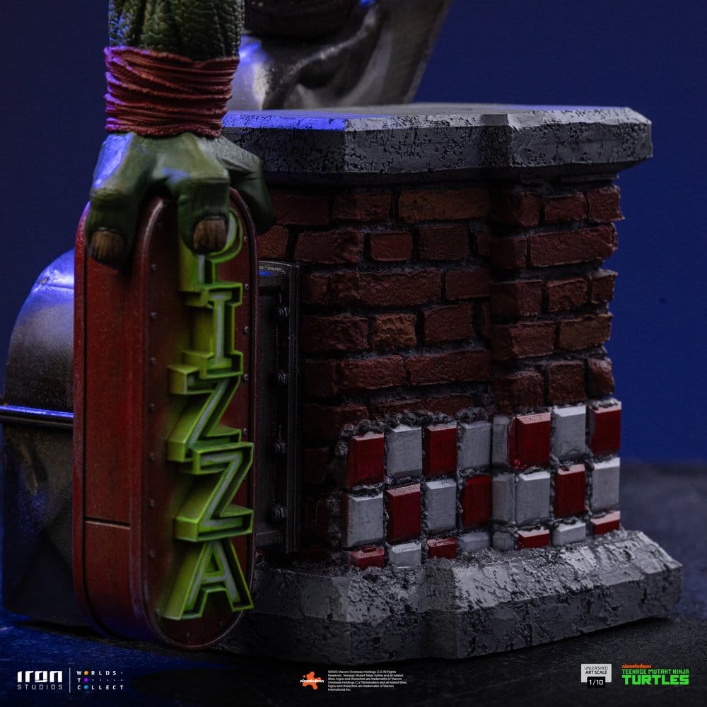 Iron Studios Teenage Mutant Ninja Turtles - Raphael Unleashed Art Scale 1/10 - Statue