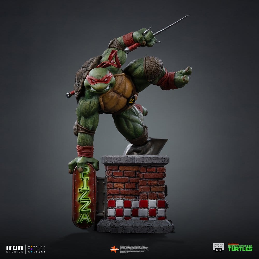 Iron Studios Teenage Mutant Ninja Turtles - Raphael Unleashed Art Scale 1/10 - Statue