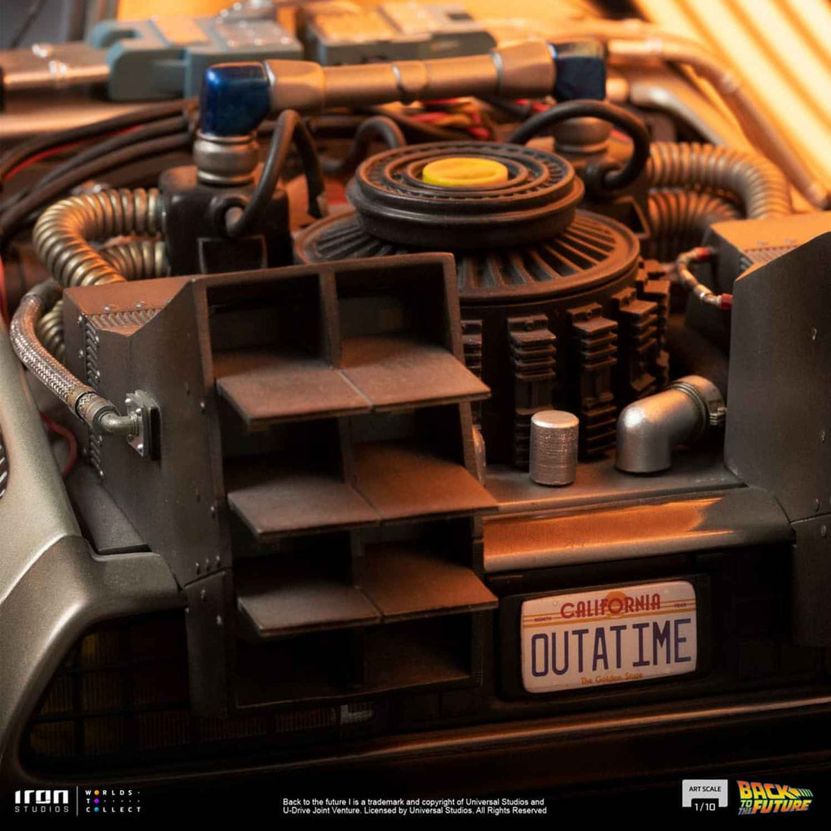Iron Studios Zurück in die Zukunft - DeLorean Art Scale 1/10 - Statue
