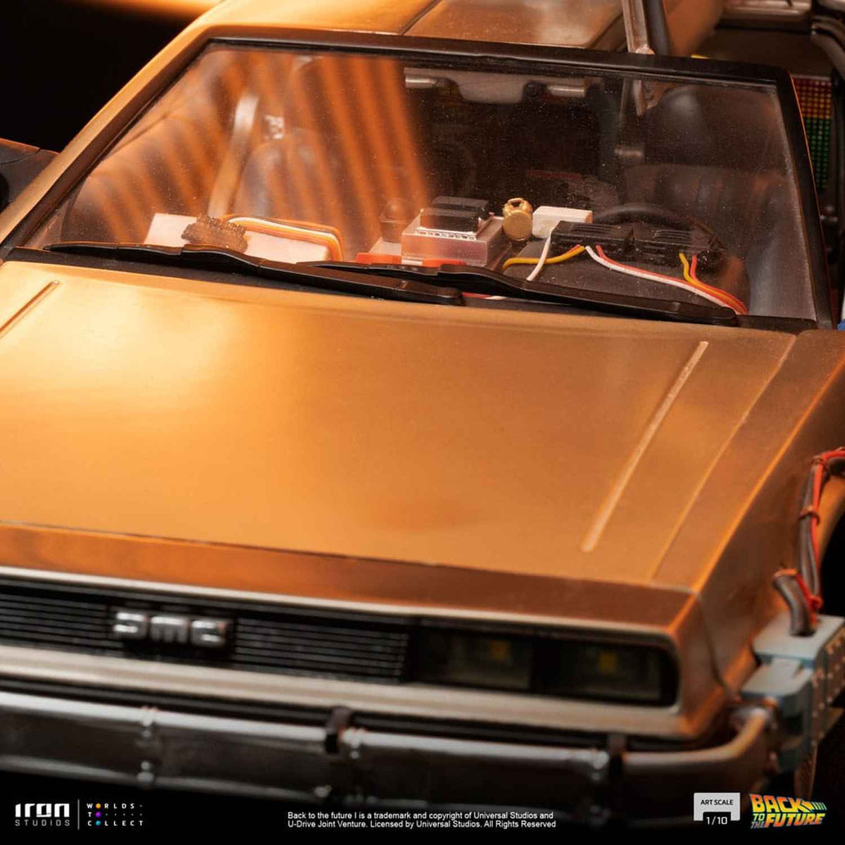 Iron Studios Zurück in die Zukunft - DeLorean Art Scale 1/10 - Statue
