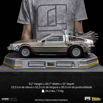 Iron Studios Zurück in die Zukunft - DeLorean Art Scale 1/10 - Statue