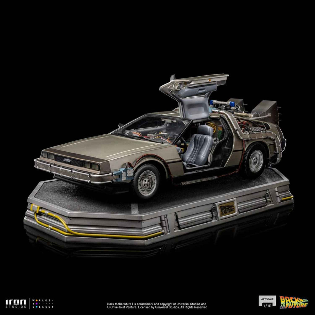 Iron Studios Zurück in die Zukunft - DeLorean Art Scale 1/10 - Statue
