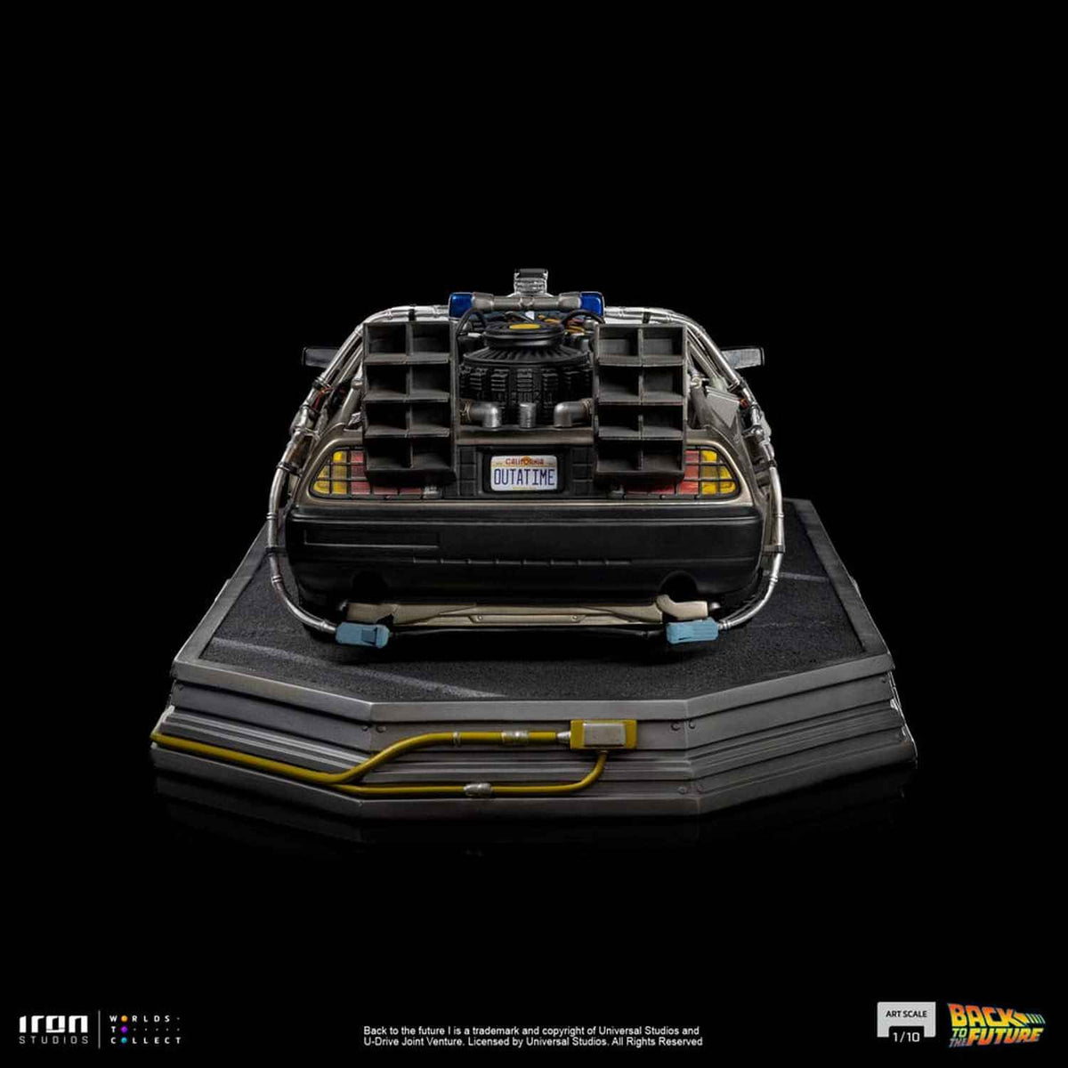 Iron Studios Zurück in die Zukunft - DeLorean Art Scale 1/10 - Statue