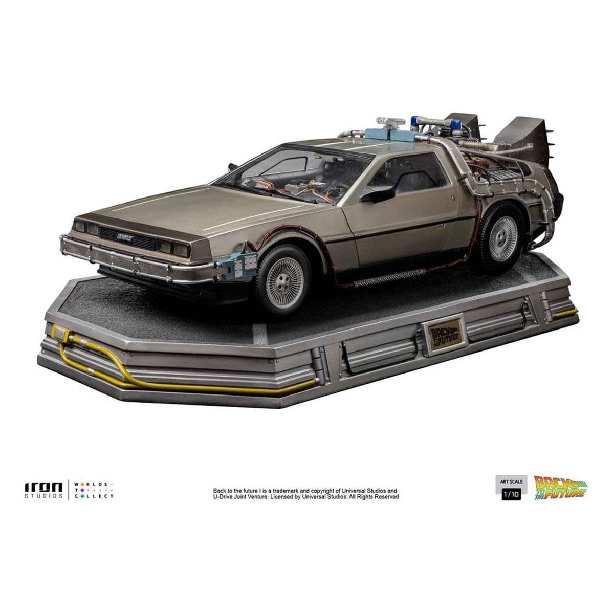 Iron Studios Zurück in die Zukunft - DeLorean Art Scale 1/10 - Statue