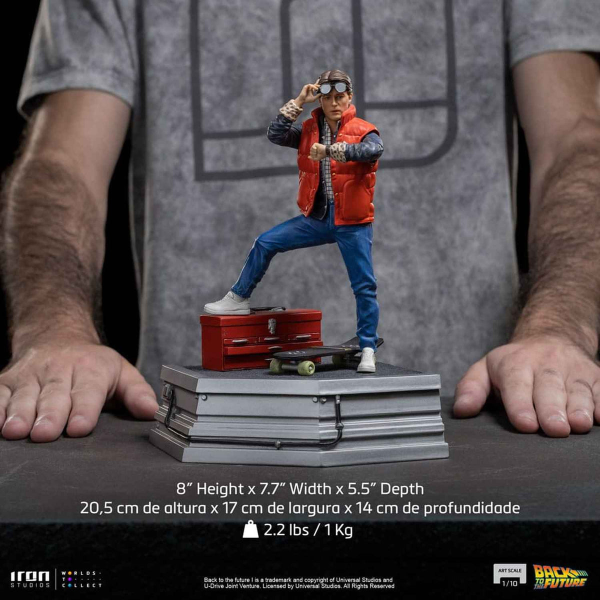 Iron Studios - Zurück in die Zukunft - Marty McFly Art Scale 1/10 - Statue
