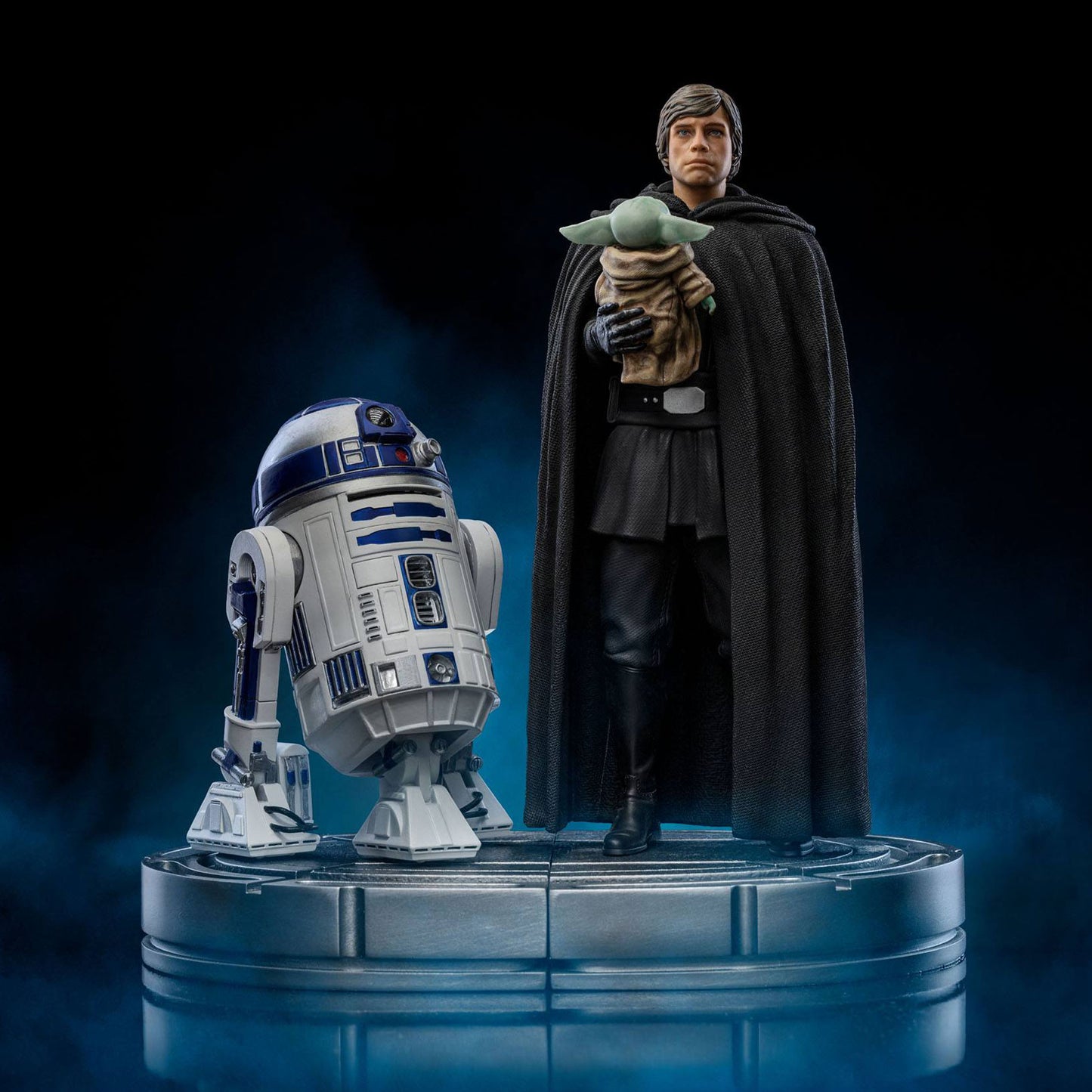 Iron Studios Star Wars – Luke Skywalker und Grogu Art Scale 1/10 – Statue