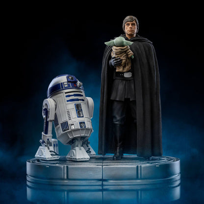 Iron Studios Star Wars – Luke Skywalker und Grogu Art Scale 1/10 – Statue