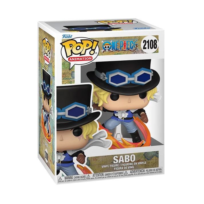 Funko Pop One Piece - Sabo (Attacke mit Eisenstange) #2108