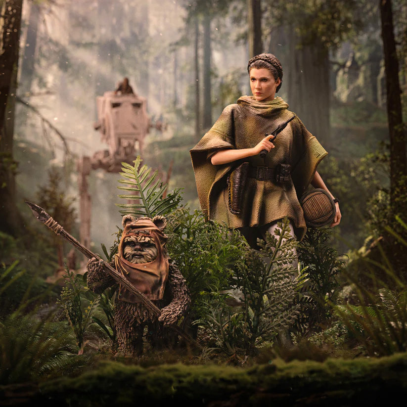 Iron Studios Star Wars: Die Rückkehr der Jedi-Ritter - Leia & Wicket Art Scale 1/10 - Statue