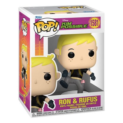 Funko Pop Disney Kim Possible – Ron & Rufus #1581