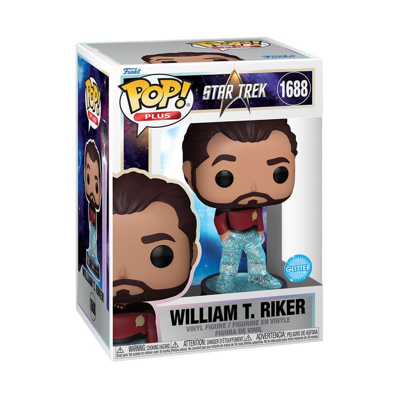 Funko Pop Star Trek – William T. Riker #1688 (Transporter Glitter)