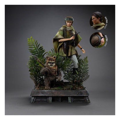 Iron Studios Star Wars: Die Rückkehr der Jedi-Ritter - Leia & Wicket Art Scale 1/10 - Statue