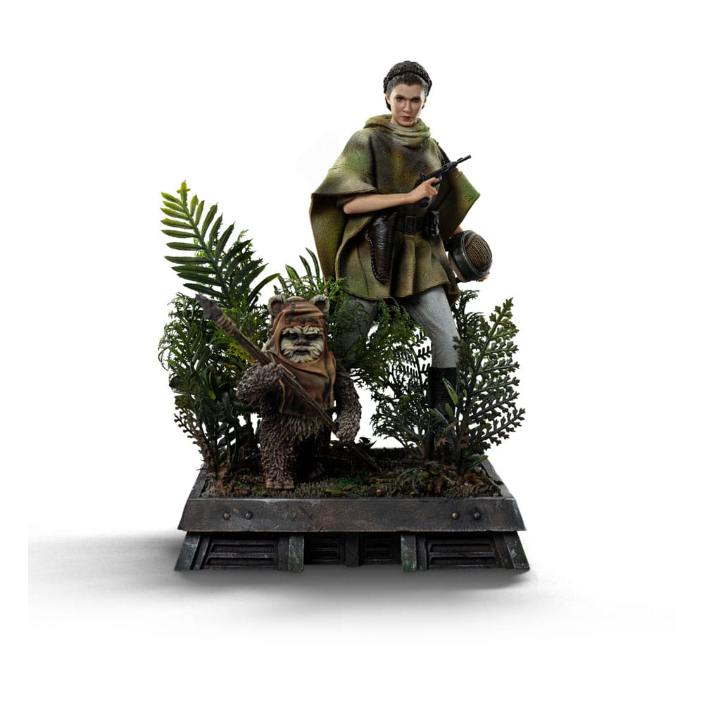 Iron Studios Star Wars: Die Rückkehr der Jedi-Ritter - Leia & Wicket Art Scale 1/10 - Statue